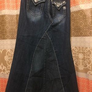 Miss me jean skirt